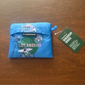 NWT STARBUCKS 2024 Los Angeles Discovery Series Recycled & Reusable Tote